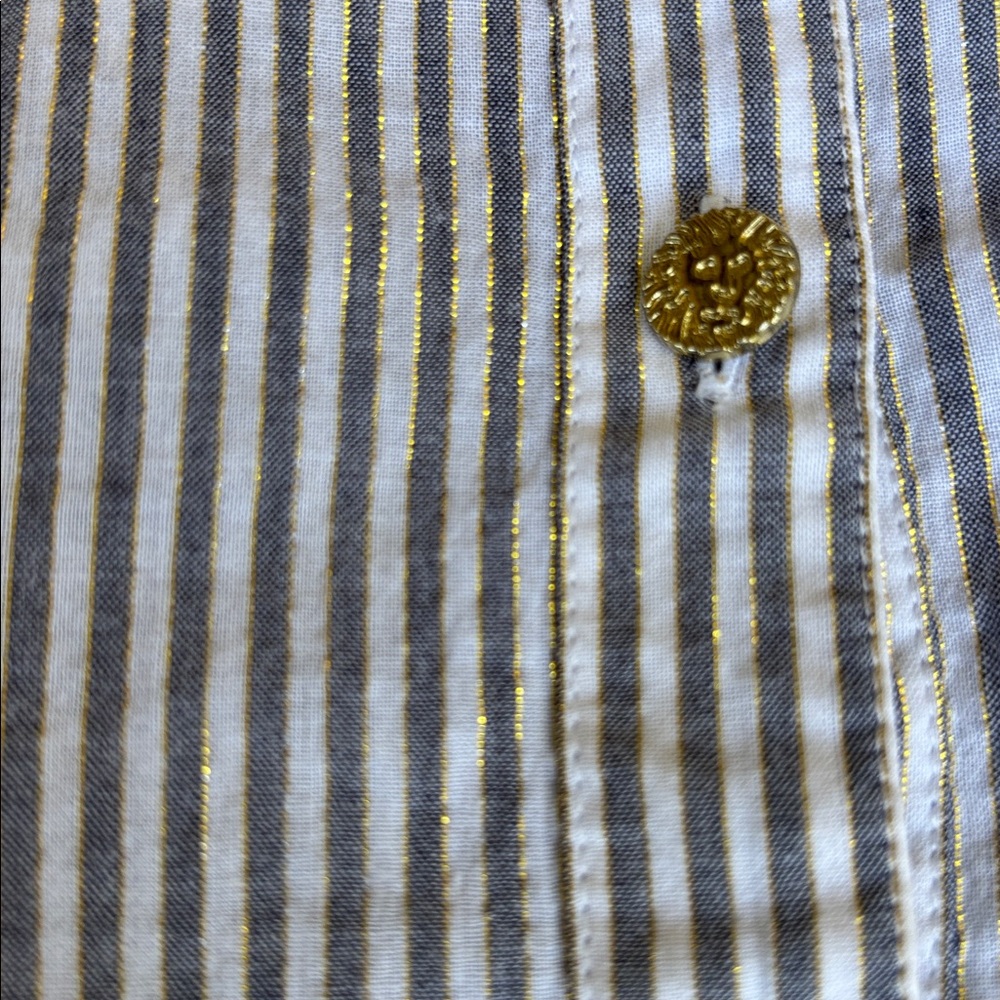 Anne Klein White and Blue Striped Button-Up

From Pet /smoked free home - Picture 7 of 7